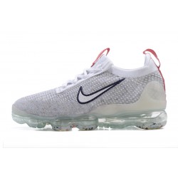 Air VaporMax 2021 Flyknit Grå Röd DB1550-003 Kvinnor/Män Skor