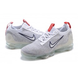 Air VaporMax 2021 Flyknit Grå Röd DB1550-003 Kvinnor/Män Skor