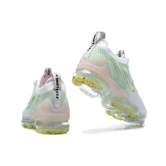 Air VaporMax 2021 Flyknit Vit Grön FD0871-100 Kvinnor/Män Skor Air VaporMax 2021 Flyknit Vit Grön FD0871-100 Kvinnor/Män Skor