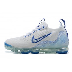 Air VaporMax 2021 Flyknit Vit and Blå Kvinnor/Män Skor