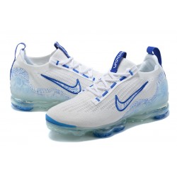 Air VaporMax 2021 Flyknit Vit and Blå Kvinnor/Män Skor
