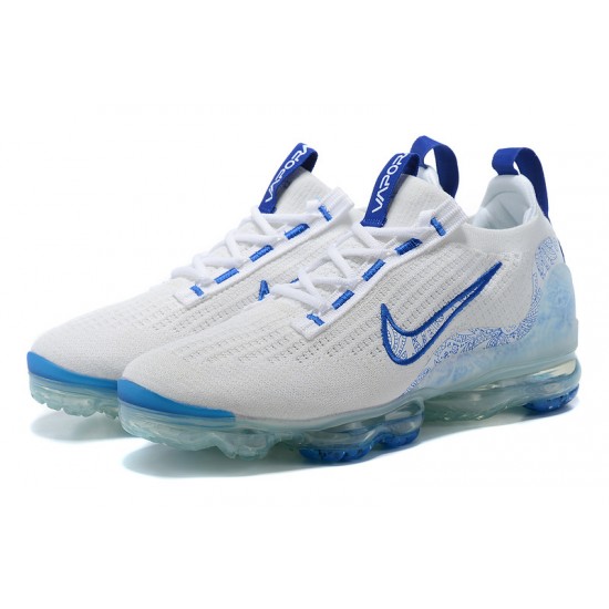Air VaporMax 2021 Flyknit Vit and Blå Kvinnor/Män Skor Air VaporMax 2021 Flyknit Vit and Blå Kvinnor/Män Skor