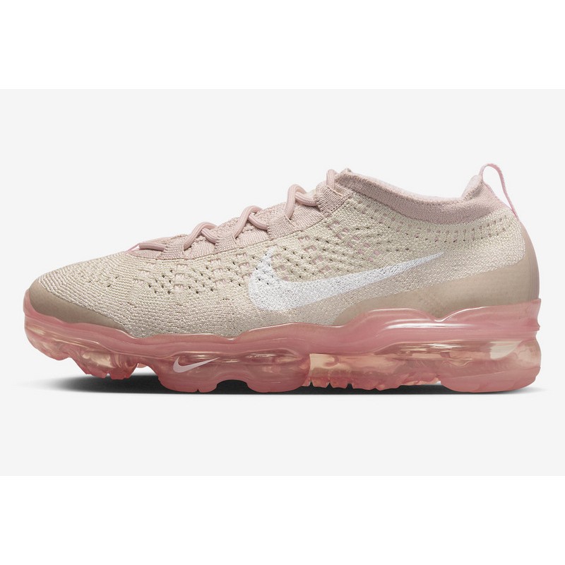 Air VaporMax 2023 Flyknit Oatmeal Rosa DV6840-101 Kvinnor Skor