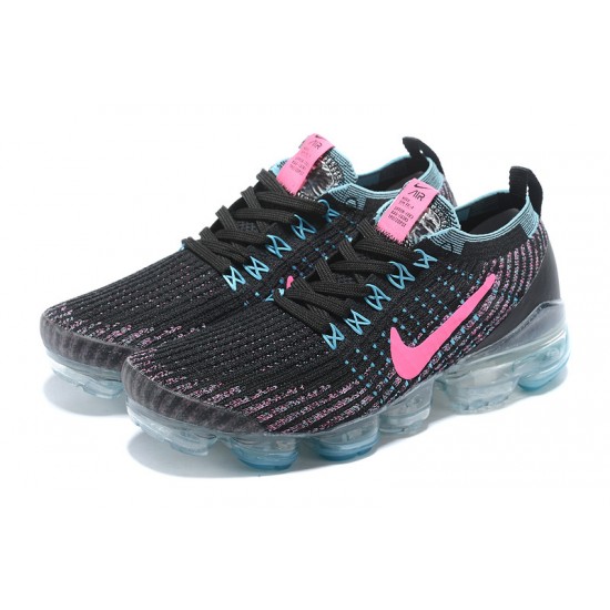 Air VaporMax Flyknit 3 Svart Rosa AJ5910-101 Kvinnor/Män Skor