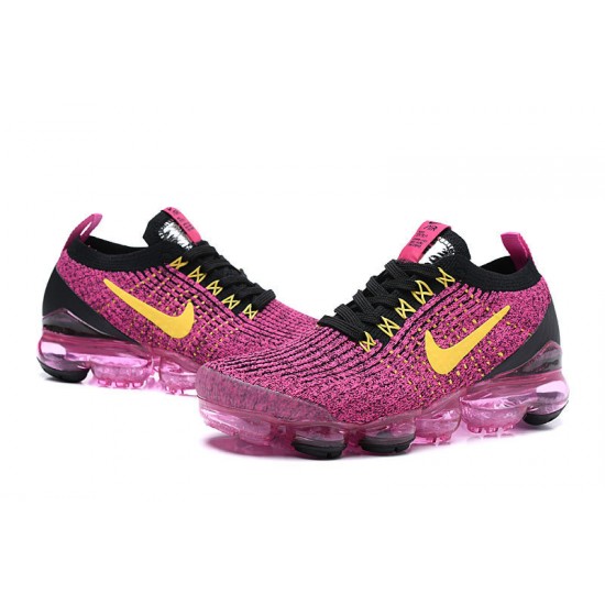 Air VaporMax Flyknit 3 Svart Röd AJ6910-007 Kvinnor/Män Skor