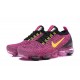 Air VaporMax Flyknit 3 Svart Röd AJ6910-007 Kvinnor/Män Skor