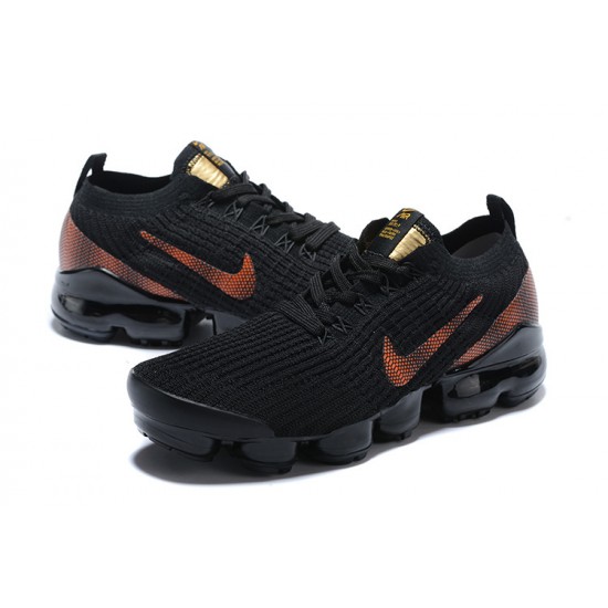 Air VaporMax Flyknit 3 Svart Röd CU1926-001 Kvinnor/Män Skor