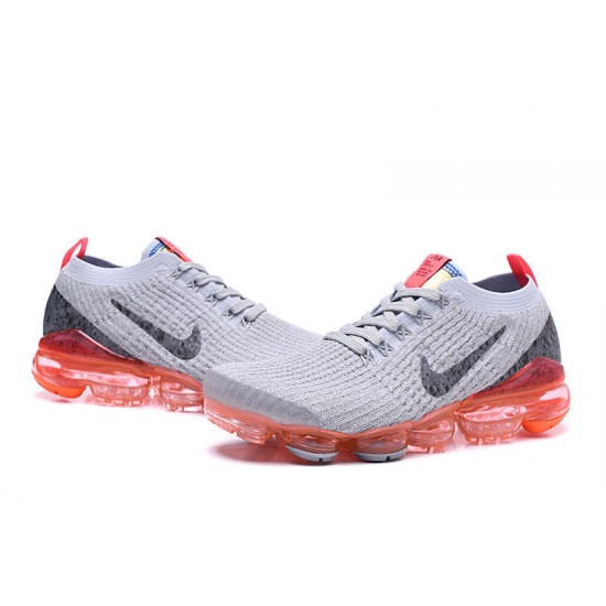 Air VaporMax Flyknit 3 Grå Röd AJ6900-600 Kvinnor/Män Skor