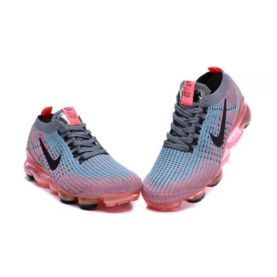 Air VaporMax Flyknit 3 Grå Röd AJ6900-601 Kvinnor/Män Skor