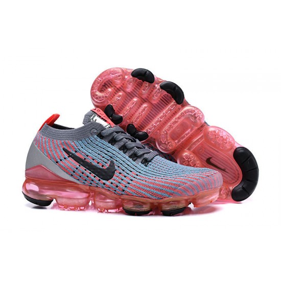 Air VaporMax Flyknit 3 Grå Röd AJ6900-601 Kvinnor/Män Skor