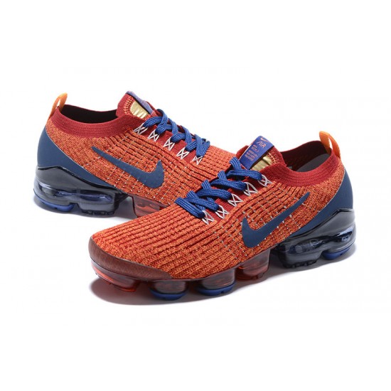 Air VaporMax Flyknit 3 Röd Blå AJ6900-600 Kvinnor/Män Skor