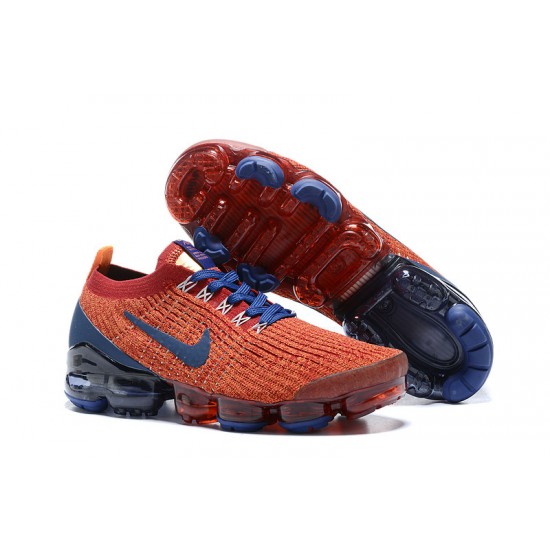 Air VaporMax Flyknit 3 Röd Blå AJ6900-600 Kvinnor/Män Skor