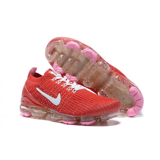 Air VaporMax Flyknit 3 Röd Vit CU4756-600 Kvinnor/Män Skor