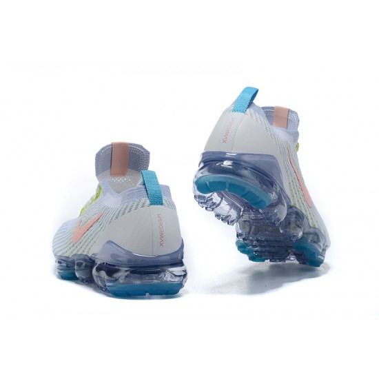Air VaporMax Flyknit 3 Vit Blå AJ6900-003 Kvinnor/Män Skor