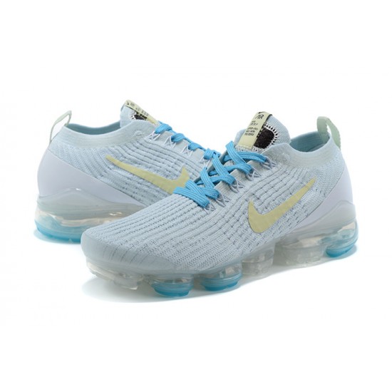 Air VaporMax Flyknit 3 Vit Blå AJ6910-500 Kvinnor/Män Skor
