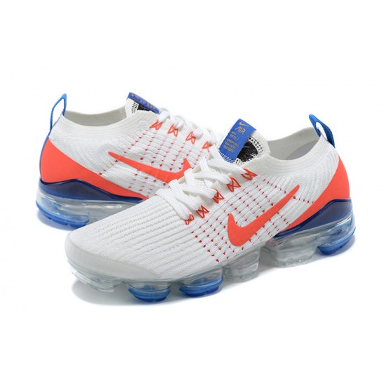 Air VaporMax Flyknit 3 Vit Blå CZ7994-100 Kvinnor/Män Skor