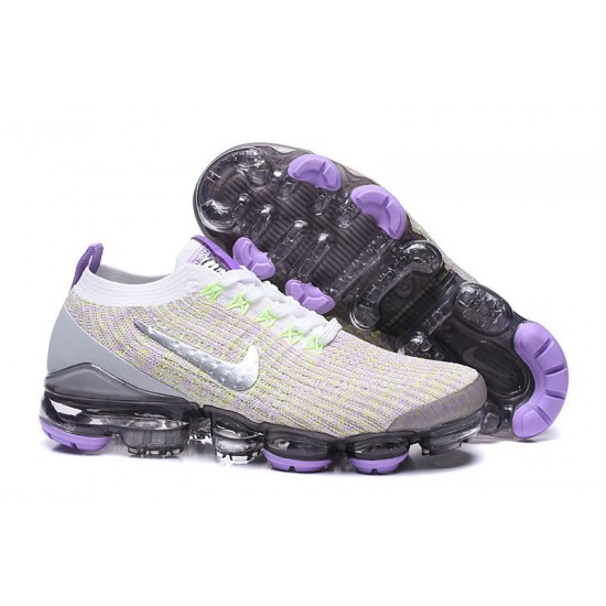Air VaporMax Flyknit 3 Vit Lila AJ6900-102 Kvinnor/Män Skor
