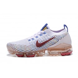Air VaporMax Flyknit 3 Vit Röd AJ6910-501 Kvinnor/Män Skor