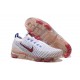 Air VaporMax Flyknit 3 Vit Röd AJ6910-501 Kvinnor/Män Skor