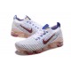 Air VaporMax Flyknit 3 Vit Röd AJ6910-501 Kvinnor/Män Skor