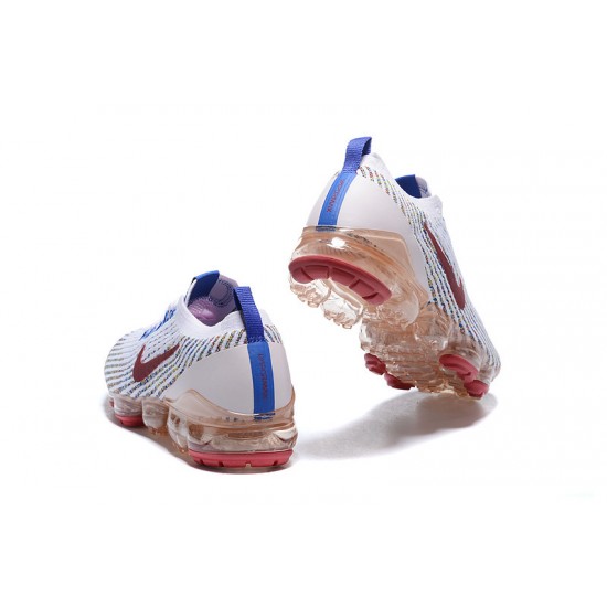 Air VaporMax Flyknit 3 Vit Röd AJ6910-501 Kvinnor/Män Skor