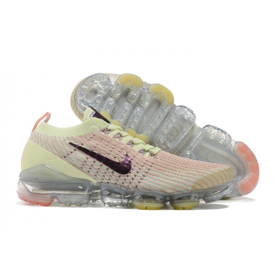 Air VaporMax Flyknit 3 Gul Svart AJ6910-700 Kvinnor/Män Skor