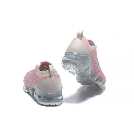 Air VaporMax Flyknit 3 Rosa Vit AJ6910-008 Kvinnor Skor
