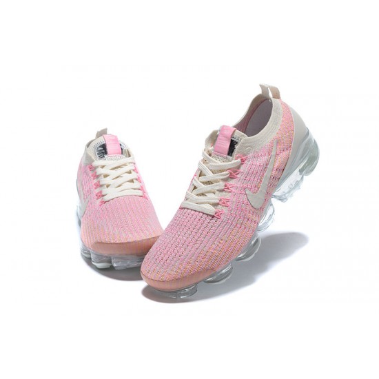 Air VaporMax Flyknit 3 Rosa Vit AJ6910-008 Kvinnor Skor