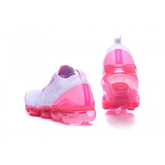 Air VaporMax Flyknit 3 Vit Rosa AJ6910-005 Kvinnor Skor